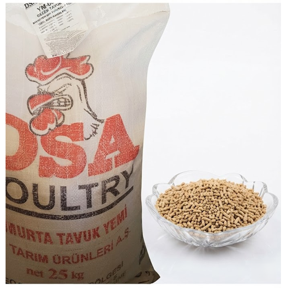 DSA Poultry Gezen Tavuk Yumurta Yemi 3 kg (Pelet)  (Şeffaf Ambalaj)